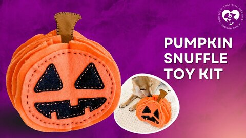 Pumpkin Snuffle Toy Pattern Kit Announcement