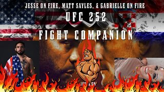BOOM!!! JESSE ON FIRE UFC FIGHT 252 FIGHT COMPANION W MATT SAYLES (& GABRIELLE)