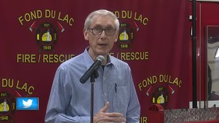 Governor Evers tours areas impacted by recent flooding