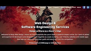 My Ninja Website Design & Software Engineer Over 1,000,000 Clicks for Clients