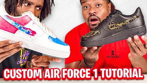 Custom Air Force 1 Tutorial: Turning Air Force 1's Into Designer Shoes! (Easy Method)