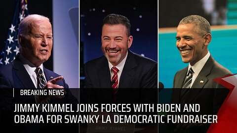 Jimmy Kimmel Hosts Exclusive Democratic Fundraiser with Biden and Obama in LA | News Today | USA |