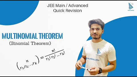 Multinomial Theorem [Binomial Theorem] | Quick Revision Series | JEE Main Mathematics || RESILLIENCE