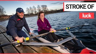 Blind woman says rowing transformed her life