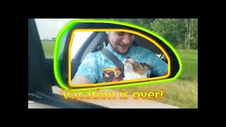 Way back from North Caroline - Coco the Dog with a Vlog