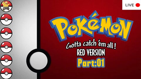 (VOD) Pokémon Red - Live Part:01