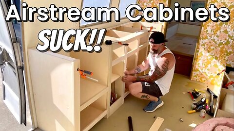 Building Cabinets The Hard Way || Easy and Simple Cabinet Boxes