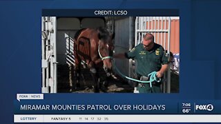 Miramar mounties patrol over holidays