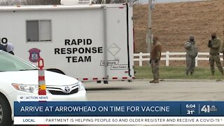 Mega vaccine clinic logistics