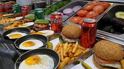 American style hot dogs, hamburgers, sandwiches! - Korean Street Food | ASMR