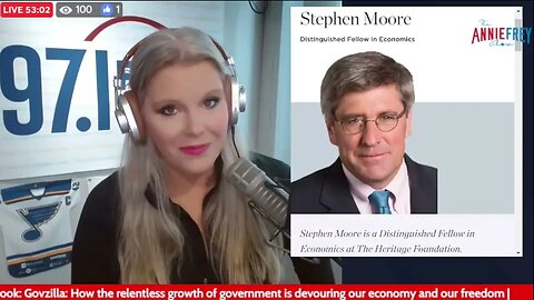 Steve Moore Talks About His Position Economically Without Having A Speaker
