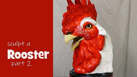 Rooster Head Made With Magic Sculpt