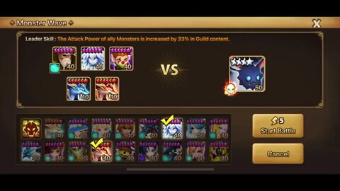 [Summoners War] Finally 3x lvl 20 Monster Subjugation with F2P team - Bluzeh's Summoners War diary