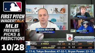 World Series Game 1 Picks, Predictions & Odds | Astros vs Phillies Preview | First Pitch for Oct 28