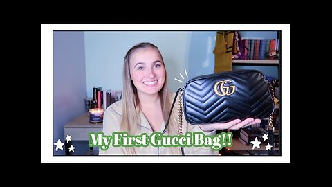 *MY FIRST GUCCI BAG!*| Gucci Marmont Camera Bag!! Kourttney L ✨
