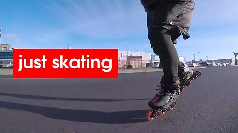 Inline Skating To Work On My New Triskates Flow // Ricardo Lino Skating Clips