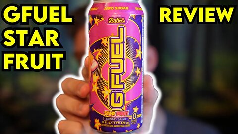 GFUEL STAR FRUIT Energy Drink Review (NoisyButters)