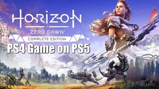 Horizon Zero Dawn Complete Edition PS4 Game on PS5