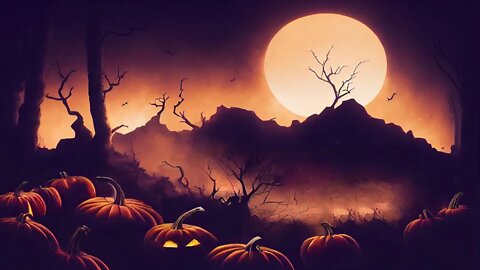 Relaxing Halloween Music - Spooky Pumpkin Patch ★719 | Autumn, Dark