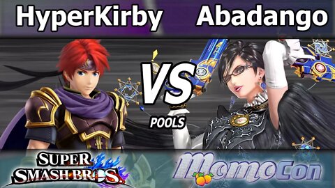 HyperKirby (Roy) vs. LG|Abadango (Bayonetta) - Wii U Pools - Momocon 2017