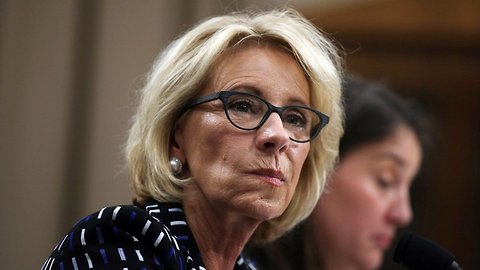 Betsy DeVos Says States Have The 'Option' To Arm Teachers