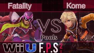 FS|Fatality (C. Falcon) vs. Kome (Shulk) - Wii U Pools - FPS2