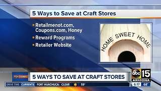 5 ways to save at craft stores