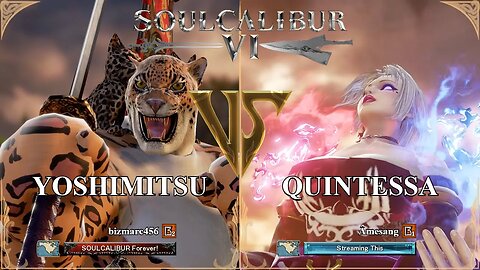 SoulCalibur VI — bizmarc456 (Yoshimitsu) VS Amesang (Quintessa) | Xbox Series X Ranked