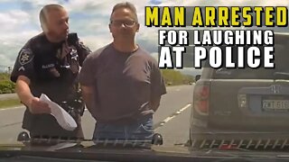 Man Arrested For Laughing At Police