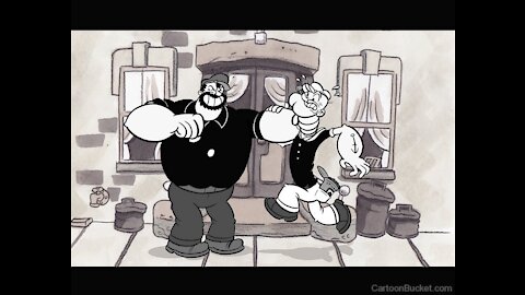 Popeye and Bluto Duke It Out!