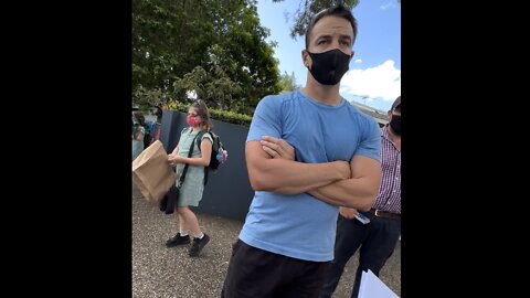 Protest Day 6 St Josephs School Brisbane Protecting Children's Hearts 7th February 2022