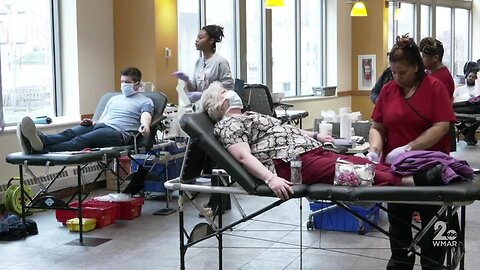 Donors show up to donate blood, UMMC holding three-day drive