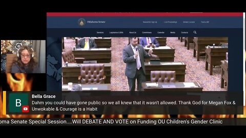 Senator Nathan Dahm Arguing Against fFunding OU Children's Gender Clinic for Kids