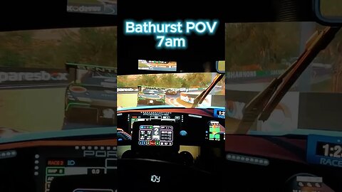 POV Bathurst GT Racing at 7am | Porsche GT3R | #acc #simracing