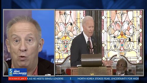 During a campaign speech on Mother Emmanuel AME Church in South Carolina Joe Biden shouts about race and white supremacy until he was interrupted by pro-Palestinian protesters.