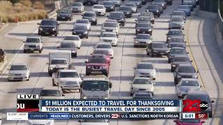 Nearly 51 million expected to travel for Thanksgiving