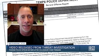Video released from threat investigation