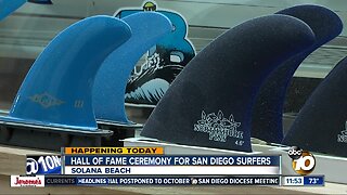 Ceremony for first inductees to San Diego Surfing Hall of Fame
