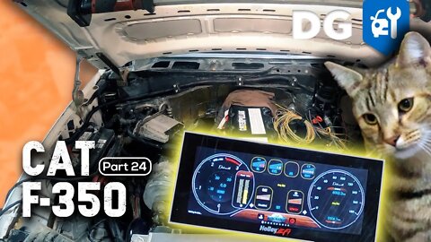 Finished Wiring But We Have A Major Problem… CAT 3126 in a F350 #FTreeKitty [EP24]