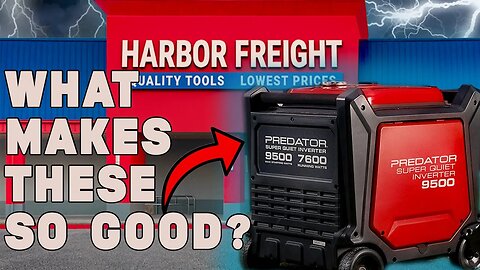 The Harbor Freight Predator Inverter Generators are flying off the shelves (THIS IS WHY)
