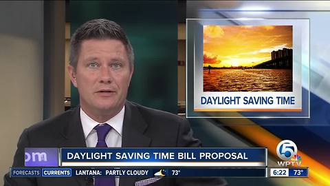 Florida lawmaker files proposal to end Daylight Saving Time