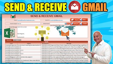 Learn How To Send AND Receive Gmail Emails From Excel - (Including Attachments) [Plus Free Download]