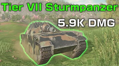 Sturmpanzer 5,970 Damage || WoT Console