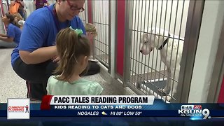 The dual benefit to children reading to shelter animals at PACC