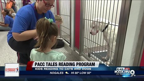 The dual benefit to children reading to shelter animals at PACC