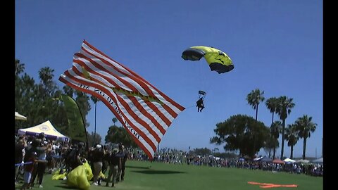 Coronado, California JULY 4 2023 = Fourth of July Parade, Fireworks, Navy Leapfrogs and Concerts