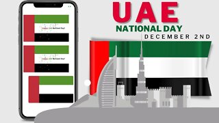 Live Coding UAE National Day Flag | Happy UAE National Day | Dubai | chat