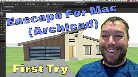 First Try of Enscape for Mac with Archicad 27!!!