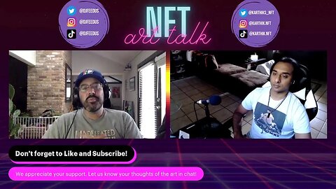 NFT ART TALK - EP 62 - NFT ARTISTS - Starr Factor, Raw Gallery NFT, Rahul Kabali, Godbois!