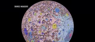 Scientists create map of the moon